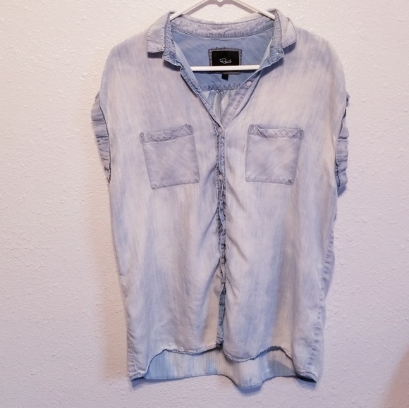 Rails Tops - *Rails* Chambray Sleeveless Top